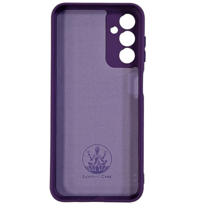 Накладка (з мікрофіброю) Silicone Cover Lakshmi Full Camera для Samsung M14 5G- фіолетовий