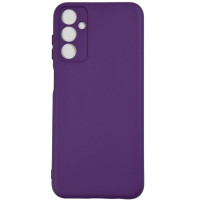 Накладка (з мікрофіброю) Silicone Cover Lakshmi Full Camera для Samsung M14 5G- фіолетовий