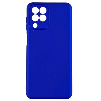 Накладка (з мікрофіброю) Silicone Cover Lakshmi Full Camera для Samsung M33 5G- ультра-синій