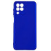 Накладка (з мікрофіброю) Silicone Cover Lakshmi Full Camera для Samsung M33 5G- ультра-синій