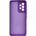 Накладка (з мікрофіброю) Silicone Cover Lakshmi Full Camera для Samsung M54 5G- фіолетовий