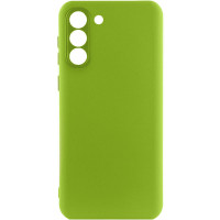 Накладка (з мікрофіброю) Silicone Cover Lakshmi Full Camera для Samsung S22- фісташковий