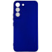 Накладка (з мікрофіброю) Silicone Cover Lakshmi Full Camera для Samsung S22- ультра-синій
