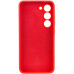 Накладка (з мікрофіброю) Silicone Cover Lakshmi Full Camera для Samsung S23- червоний