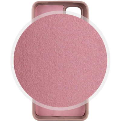 Накладка (з мікрофіброю) Silicone Cover Lakshmi Full Camera для Xiaomi Redmi Note 10 Pro / Note 10 Pro Max- рожевий