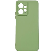 Накладка (з мікрофіброю) Silicone Cover Lakshmi Full Camera для Xiaomi Redmi Note 12 4G- фісташковий