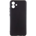 Накладка (з мікрофіброю) Silicone Cover Lakshmi Full Camera для Samsung A05 / A055- чорний
