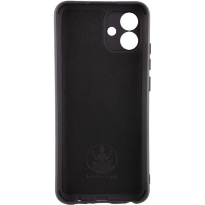 Накладка (з мікрофіброю) Silicone Cover Lakshmi Full Camera для Samsung A05 / A055- чорний