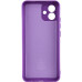 Накладка (з мікрофіброю) Silicone Cover Lakshmi Full Camera для Samsung A05 / A055- фіолетовий