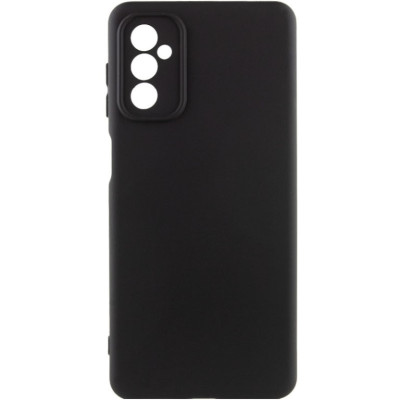 Накладка (з мікрофіброю) Silicone Cover Lakshmi Full Camera для Samsung A05s / A057- чорний