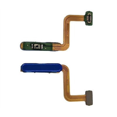 Шлейф з кнопками для Samsung A32 5G / A326 (включення без сканера відбитка пальця Touch ID) AAA Blue