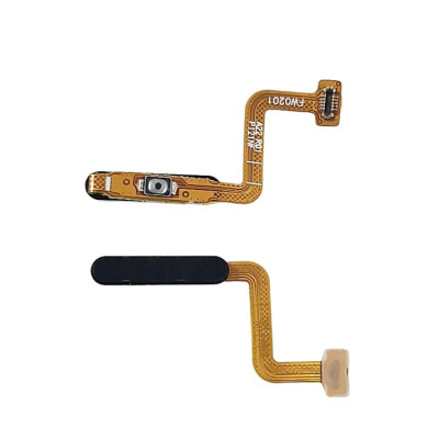 Шлейф з кнопками для Samsung M31S / M317 / M51 / M515 (включення без сканера відбитка пальця Touch ID) AAA Black