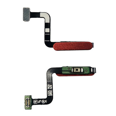 Шлейф з кнопками для Samsung M31S / M317 / M51 / M515 (включення без сканера відбитка пальця Touch ID) AAA Red