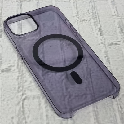 Накладка Clear Case with Magnetic and Animation для iPhone 14- фіолетовий Накладка Clear Case with Magnetic and Animation для iPhone 14- фіолетовий
