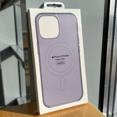 Накладка Clear Case with Magnetic and Animation для iPhone 14- фіолетовий
