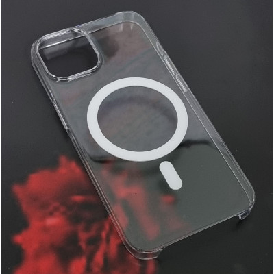 Накладка Clear Case with Magnetic and Animation для iPhone 15 Plus- прозорий Накладка Clear Case with Magnetic and Animation для iPhone 15 Plus- прозорий