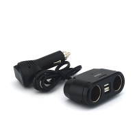 Автомобільний розгалужувач Olesson 1675 2USB / 2 гнізда прикурювача (12V/24V) Автомобільний розгалужувач Olesson 1675 2USB / 2 гнізда прикурювача (12V/24V)