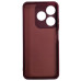 Накладка (з мікрофіброю) Soft Silk для Tecno Spark 10c 2023- марсала