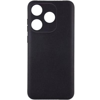 Накладка (з мікрофіброю) Soft Silk для Tecno Spark 10c 2023- чорний