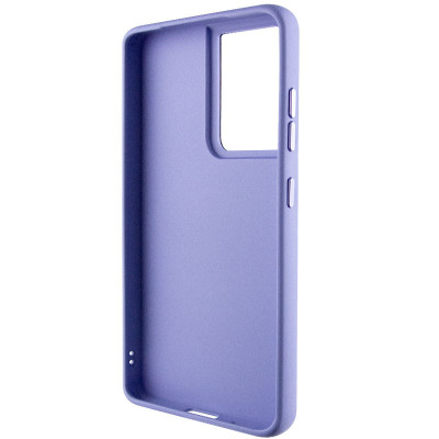 Накладка Bonbon Metal Style with Magnetic для Samsung S22 Ultra- бузковий