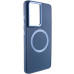 Накладка Bonbon Metal Style with Magnetic для Samsung S23 Ultra- синій