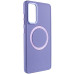 Накладка Bonbon Metal Style with Magnetic для Samsung S23 Plus- бузковий