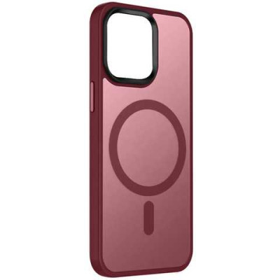 Накладка Metal Buttons with Magnetic Colorful для iPhone 15 (6.1``)- марсала Накладка Metal Buttons with Magnetic Colorful для iPhone 15 (6.1``)- марсала