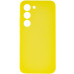 Накладка (з мікрофіброю) Silicone Cover Lakshmi Full Camera для Samsung S22- жовтий