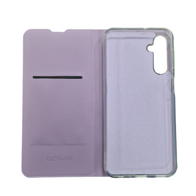 Чохол-книжка GETMAN Elegant для Samsung M34 5G- бузковий Чохол-книжка GETMAN Elegant для Samsung M34 5G- бузковий