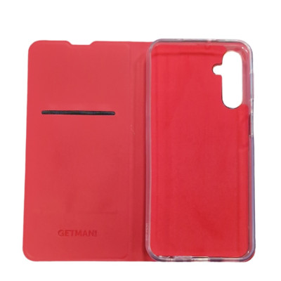 Чохол-книжка GETMAN Elegant для Samsung M34 5G- червоний Чохол-книжка GETMAN Elegant для Samsung M34 5G- червоний