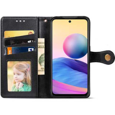 Чохол-книжка GETMAN Gallant шкіряний для Samsung M34 5G- чорний Чохол-книжка GETMAN Gallant шкіряний для Samsung M34 5G- чорний