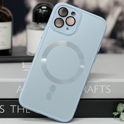 Накладка TPU+Glass Sapphire Midnight with Magnetic для iPhone 15 (6.1``)- блакитний Накладка TPU+Glass Sapphire Midnight with Magnetic для iPhone 15 (6.1``)- блакитний