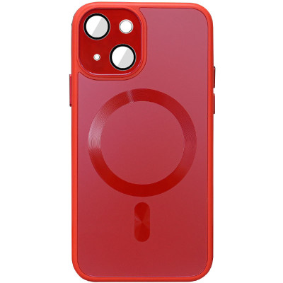 Накладка TPU+Glass Sapphire Midnight with Magnetic для iPhone 15 (6.1``)- червоний Накладка TPU+Glass Sapphire Midnight with Magnetic для iPhone 15 (6.1``)- червоний