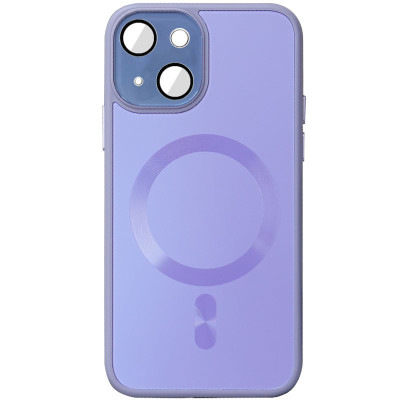 Накладка TPU+Glass Sapphire Midnight with Magnetic для iPhone 15 (6.1``)- бузковий Накладка TPU+Glass Sapphire Midnight with Magnetic для iPhone 15 (6.1``)- бузковий