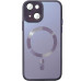 Накладка TPU+Glass Sapphire Midnight with Magnetic для iPhone 15 (6.1``)- темно-фіолетовий