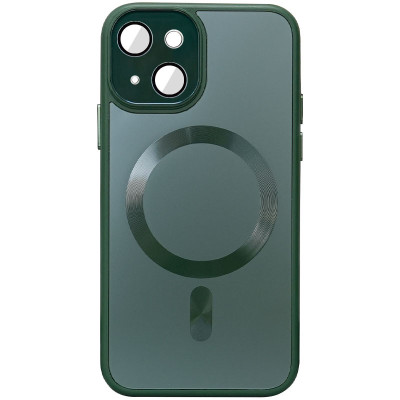 Накладка TPU+Glass Sapphire Midnight with Magnetic для iPhone 15 Plus (6.7``)- зелена трава Накладка TPU+Glass Sapphire Midnight with Magnetic для iPhone 15 Plus (6.7``)- зелена трава