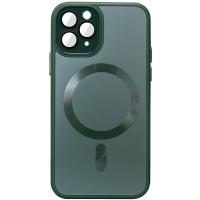 Накладка TPU+Glass Sapphire Midnight with Magnetic для iPhone 15 Pro (6.1``)- зелена трава Накладка TPU+Glass Sapphire Midnight with Magnetic для iPhone 15 Pro (6.1``)- зелена трава