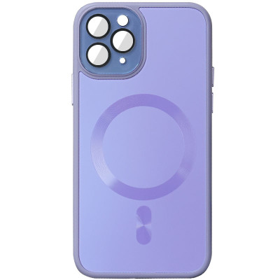 Накладка TPU+Glass Sapphire Midnight with Magnetic для iPhone 15 Pro (6.1``)- бузковий Накладка TPU+Glass Sapphire Midnight with Magnetic для iPhone 15 Pro (6.1``)- бузковий