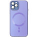 Накладка TPU+Glass Sapphire Midnight with Magnetic для iPhone 15 Pro (6.1``)- бузковий Накладка TPU+Glass Sapphire Midnight with Magnetic для iPhone 15 Pro (6.1``)- бузковий