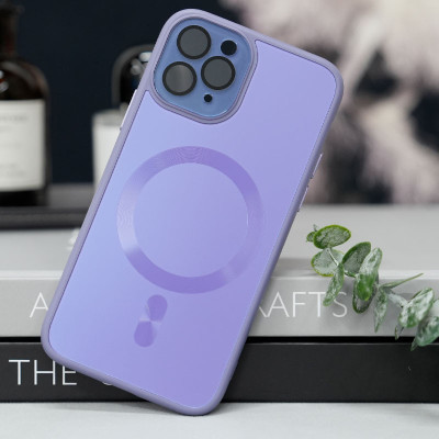 Накладка TPU+Glass Sapphire Midnight with Magnetic для iPhone 15 Pro (6.1``)- бузковий Накладка TPU+Glass Sapphire Midnight with Magnetic для iPhone 15 Pro (6.1``)- бузковий