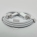 USB-C кабель Apple textile 60W Type-C to Type-C (тех.пак)- білий