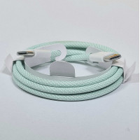 USB-C кабель Apple color textile 60W Type-C to Type-C- зелений USB-C кабель Apple color textile 60W Type-C to Type-C- зелений