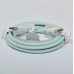 USB-C кабель Apple color textile 60W Type-C to Type-C- зелений