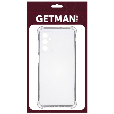 Накладка GETMAN посилені кути для Samsung A05s / A057- прозорий Накладка GETMAN посилені кути для Samsung A05s / A057- прозорий