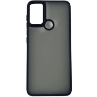 Накладка TPU+PC Lyon Frosted для Motorola Moto E40 / Moto E30 / Moto E20- чорний
