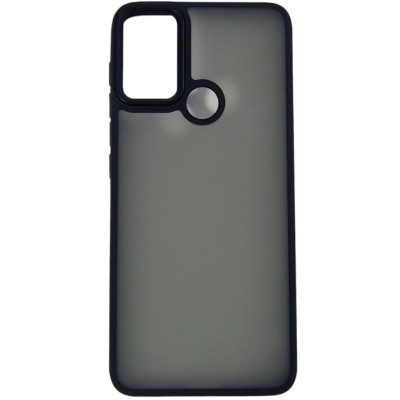 Накладка TPU+PC Lyon Frosted для Motorola Moto E40 / Moto E30 / Moto E20- чорний