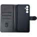 Чохол-книжка Leather Folio New для Samsung A24 4G (магнітна застібка)- чорний