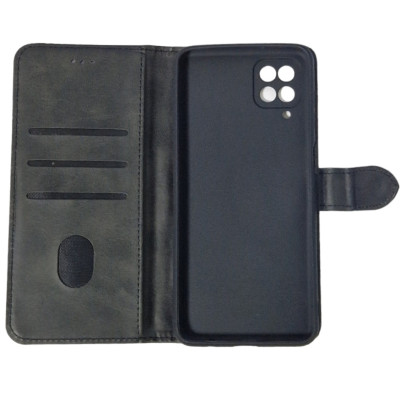 Чохол-книжка Leather Folio New для Samsung M33 5G (магнітна застібка)- чорний