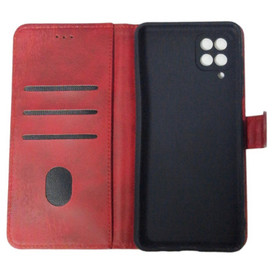 Чохол-книжка Leather Folio New для Samsung M33 5G (магнітна застібка)- червоний