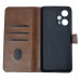 Чохол-книжка Leather Folio New для Xiaomi Redmi Note 12 Turbo / Poco F5 (магнітна застібка)- коричневий